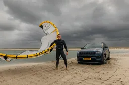 Veelzijdigheid Jeep Compass past perfect bij de kitesurfavonturen van Stig Hoefnagel