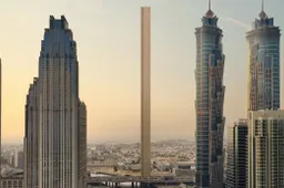 Dubai onthult foto's van de ultra-dunne wolkenkrabber de Muraba Veil
