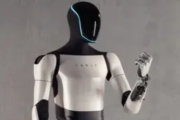 Elon Musk onthult zijn meest bizarre project ooit: de Tesla Optimus robot