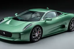 De Jaguar C-X75 is terug na 13 jaar om je van de weg af te blazen