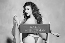 FHM-favoriet Katja Schuurman schittert in haar tweede lingerielijn met Pavo Couture