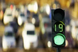 Aftelverkeerslichten verschijnen langzaam in Nederland