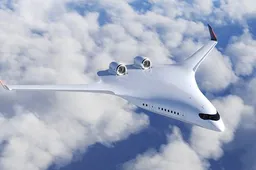 Dit blended-wing-body vliegtuig moet de toekomst worden