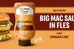 Vanaf vandaag is de heilige Big Mac saus in een fles te koop