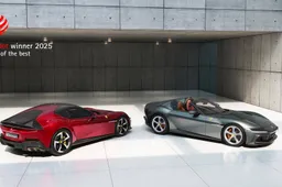Ferrari slaat drie keer toe: 12Cilindri, Spider en F80 winnen grote designprijs