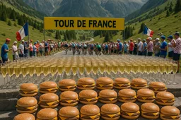 Dit is het bizarre aantal calorieën dat een wielrenner verbrandt in een Tour de France etappe
