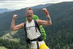 Hardlopend naar Griekenland: Jeroen van Veen loopt elke dag een marathon