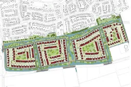 tekening ontwerp tussen de leijen rijen 1