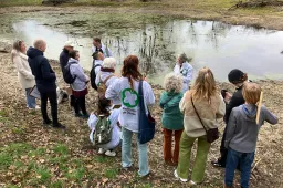 bij de plas aan het Kleine Vospad