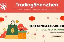 Big discount promos on TradingShenzhen for the Singles Week