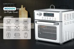 Enhance the kitchen with MOOSOO FM1801 air fryer oven