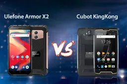 Ulefone Armor X2 vs. Cubot KingKong - battle of cheap rugged phones