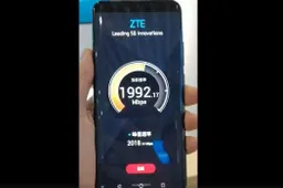 ZTE Tested Its First 5G Smartphone: 5G Rate Close to 2Gbps