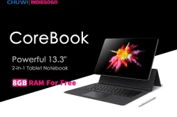 Chuwi CoreBook gets 8 GB RAM if Indiegogo funding reaches $100k