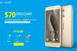 Ulefone Gemini presale offer with $40 off and gifts worth $30
