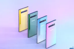 Samsung Galaxy Note 10 imagined in a new concept with four rear cameras