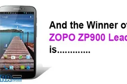 The Zopo ZP900 Leader Winner is....