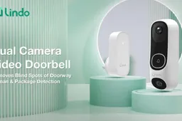New Lindo Dual Camera Video Doorbell - end the porch piracy