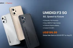 UMIDIGI F3 5G Debuts Globally Today with Dimensity 700 and 6.7" display
