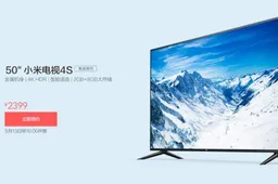 Xiaomi Mi TV 4S 50-inch Announced at 2399 Yuan