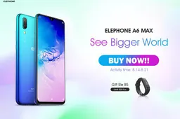 Elephone A6 Max at Banggood for $139.99 & Free Smart Band?