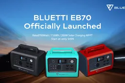 Portable power station BLUETTI EB70 officially launched