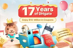 DHGate platform celebrates their 17th anniversary in style