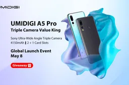 UMIDIGI A5 Pro launching on May 8th, huge giveaway incoming