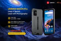 Rugged camera phone UMIDIGI BISON Pro goes official