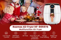 Cook better with the Rozmoz HF-8055TS air fryer
