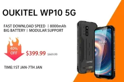 Rugged smartphone Oukitel WP10 5G heavily discounted for New Year
