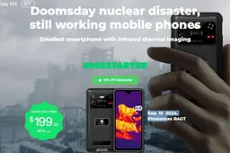 Phonemax R4GT: The World's Smallest Rugged Smartphone with Thermal Imaging and Night Vision Capabilities