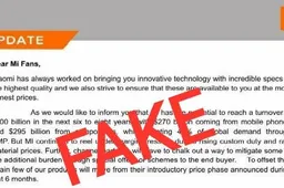 Xiaomi denies a purported price increase for some products in India