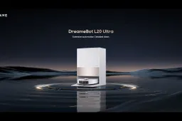 High-end robotic vacuum cleaner DreameBot L20 Ultra heavily discounted