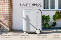 BLUETTI EP500 released: giant 5100 watt hour solar battery