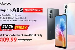 World Premiere of Blackview A85 on Aliexpress BlackFriday for only $109.99!