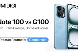 UMIDIGI Note 100 vs G100: Two Titans Emerge With Unrivaled Power