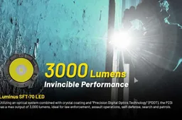 New NITECORE P23i i-Generation Long Range 21700 Tactical Flashlight