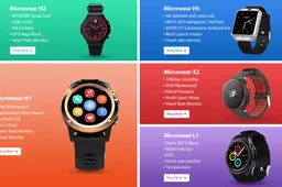 Hot sale of Microwear smartwatches available on Gearbest