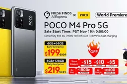 World premiere sales for POCO M4 Pro 5G with big discounts
