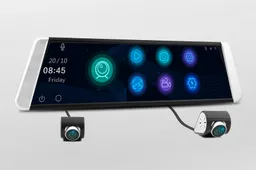 AZDOME HS790B Dual Lens Mirror Car Dash Cam Launching Soon