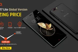 Nubia Z17 Lite Global version discounted on Geekbuying