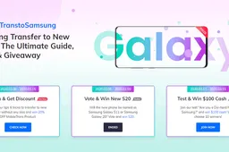 Win $100 in MobileTrans Samsung Transfer event