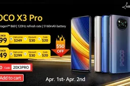 Coupons for the price/performance king POCO X3 Pro