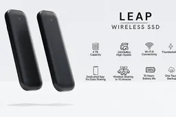Leap Wireless SSD - A compact Wi-Fi6 Enabled SSD Provides Superfast Data Transfer Speed