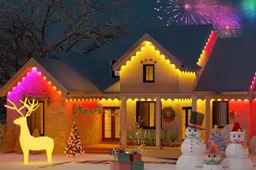 Illuminate Your Holidays with ASAHOM Outdoor Permanent Lights Pro