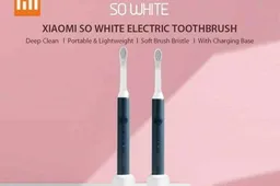 Xiaomi SO WHITE toothbrush and QCY T3 earphones on sale
