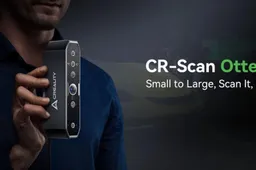 Travel the Digital world with the newly launched CR-Scan Otter 3D scanner