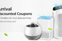 Bunch of discount coupons for air purifiers from TikTech