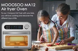 Save an extra $15 for the MOOSOO MA12 air fryer oven